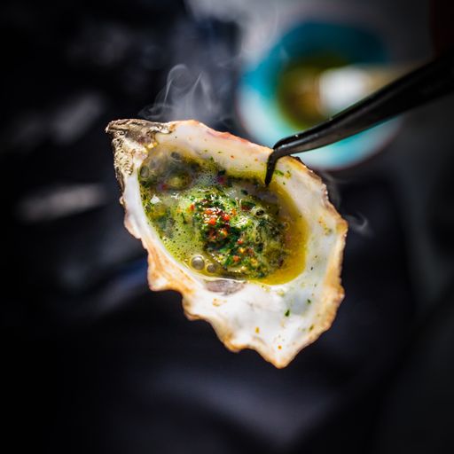 Fire Roasted Oyster Chili Butter Chef Robert Sulatycky