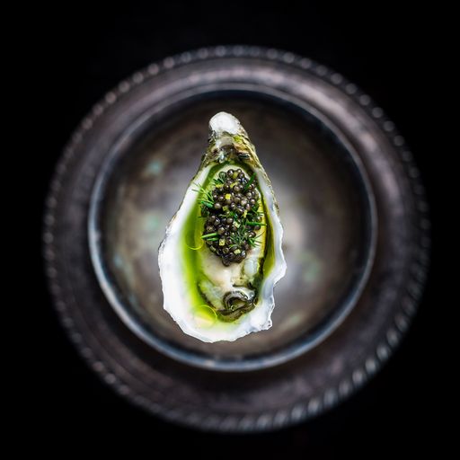 Oyster Caviar Dill Lemon Chef Robert Sulatycky