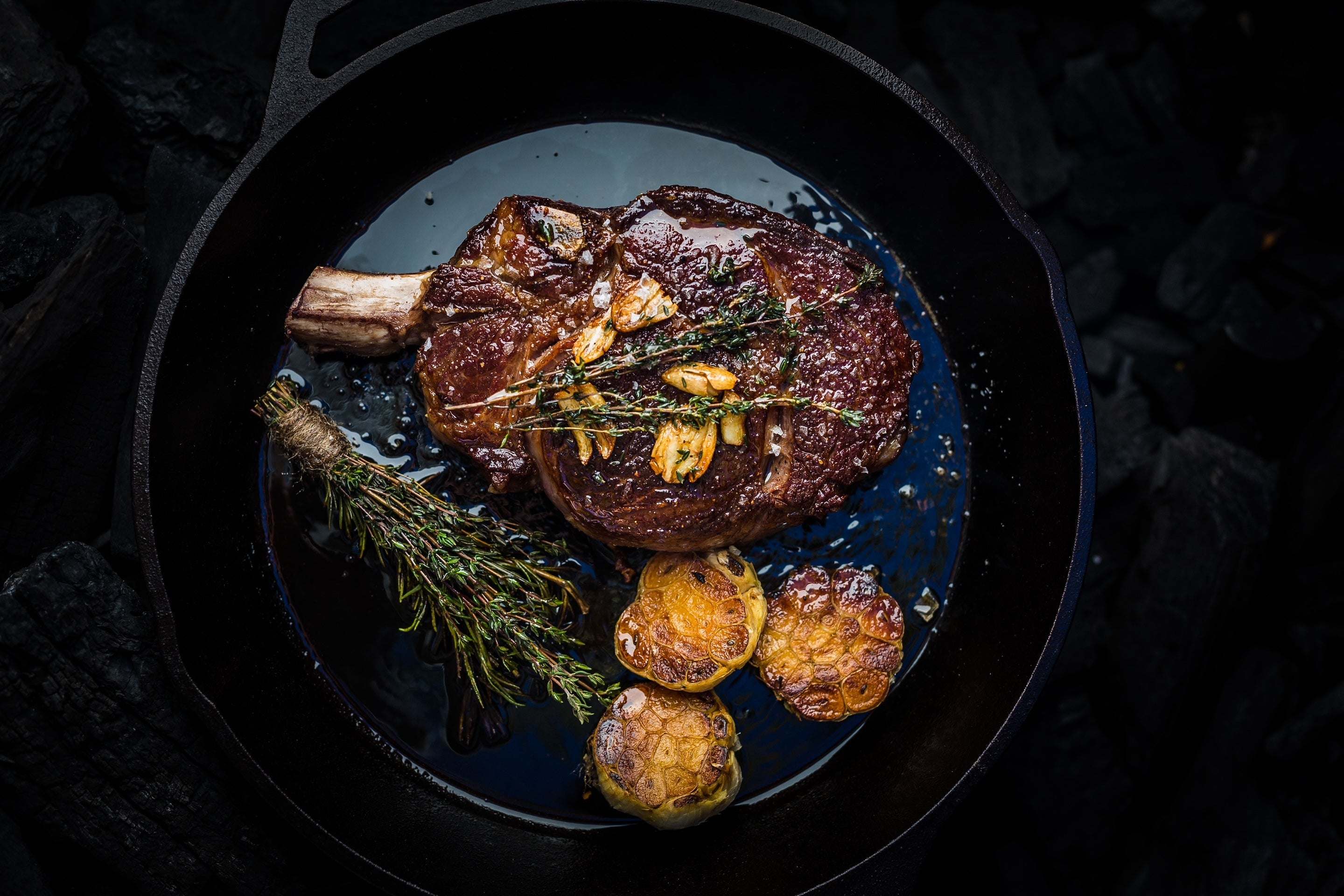 Steak Cast Iron Pan Chef Robert Sulatycky